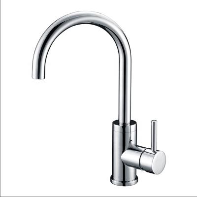 China Hot and cold water kitchen sink faucets HIMIXER Kaiping single metered kuche stainless steel kitchen sink faucet handle faucet wasserhahn for sale