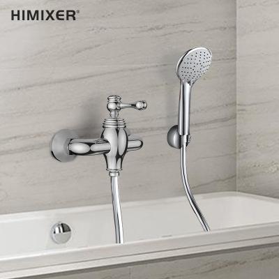 China Without Bath & Shower Bath Body Supplier Himixer Kaiping Modern High Pressure Brass Single Handle Slide Bar Bath&shower Faucets for sale