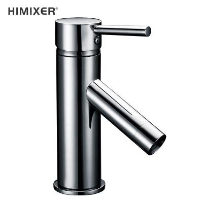 China Brass faucet modern wastafelkraan metered cupc basin sink mixer body water mixer bathroom goods faucets HIMIXER popular basin faucets for sale