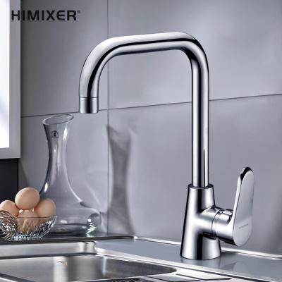 China HIMIXER Faucets Thermostatic Single Lever Kitchen Mixer Hot Cold Water Taps Brass Single Handle Kitchen Sink Faucet for sale