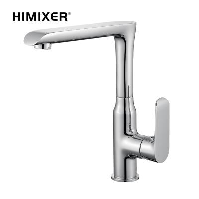 China Dapur Brass Metered Brass Metered Modern Air keran Kran Taps Quality Single Handle Sink Faucets Hot And Cold Water Mixer Kitchen Faucets Himixer RTS for sale