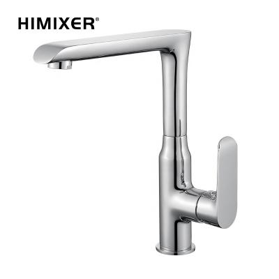 China HIMIXER Faucets Metered Luxury In-Stock Sink Taps Faucet Kitchen Single Handle Deck Mounted Hot And Cold Water Faucet Kitchen Mixer Tap for sale