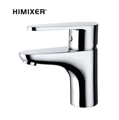 China Hot Selling Himixer Faucets Fast Product Bathroom Single Hole Brass Metered Basin Faucets for sale