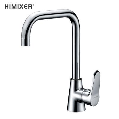 China Small MOQ 2021 Thermostatic Quality Single Lever Faucets Hot Cold Water Taps Brass Single Handle Kitchen Sink Mixer Tap for sale