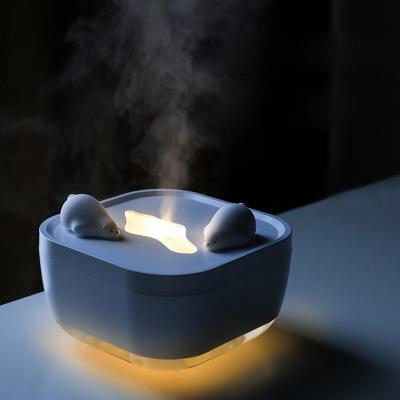 China High Quality Portable Night Light Car LED Humidifier Desktop Ultrasonic Humidifier for sale