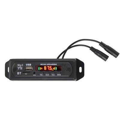 China Resume Function Car Bluetooth MP3 Decoder Panel DC Port Color Screen LED Display MP3 Audio Module for sale