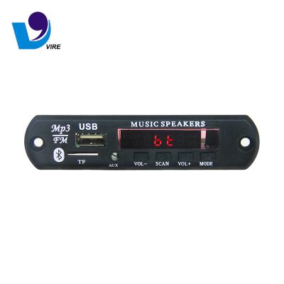 China Wireless Decoder Panel Format Mp3 Disk U Disk Digest Function Bluetooth Tf Player Audio Module With Remote Control for sale