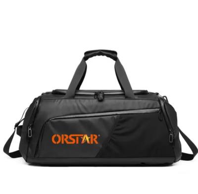 China Custom Duffel Bag Sports Travel Fashion Logo Divider Fitness Bag Gym Bag Dry Wet Backpack Gym Bag for sale