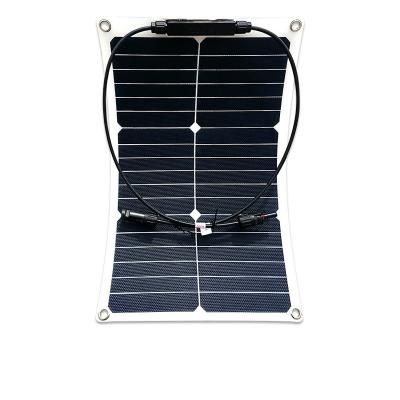 China OEM 18V 20W waterproof portable flexible solar charging panels for outdoor yacht and car battery 420*280*2(mm) for sale