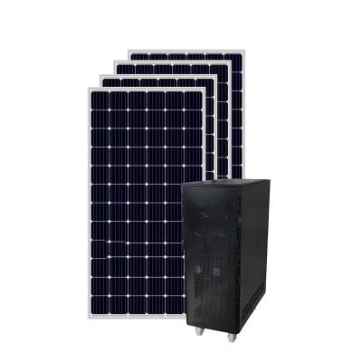 China Teejoin 5kw 10kw 15kw Complete Home Solar Kit Off Grid Solar Power System Home Mini Home Station for sale