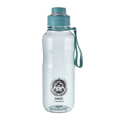 China Bpa Free Sustainable 1500ml Plastic Water Bottles Drinking Bottle Sports Bottle With Strap Handle for sale