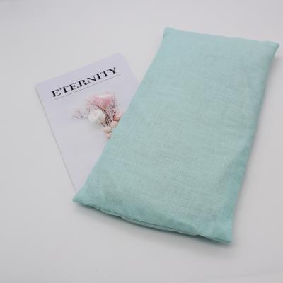 China High Quality Relaxing Hotel Eye Mask Clay Beads Filling Aromatherapy Eye Pillow For Yoga for sale