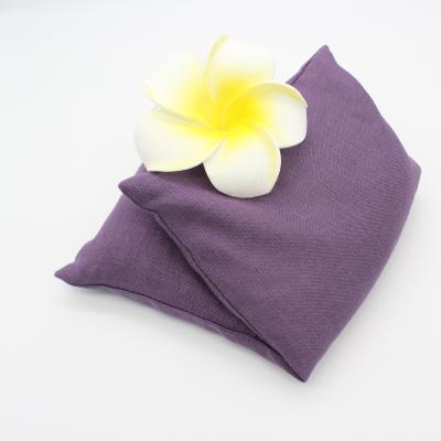 China High Quality Silk Microwave Mask Silk Microwave Eye Hotel Sleep Relaxation Clay Beads Cover Eye Canvas Pillow For Yoga for sale