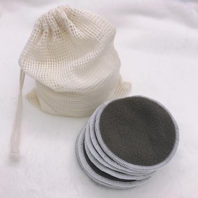 China Wholesale Soft Makeup Remover Pads Reusable Bamboo Charcoal Makeup Remover Pads For Beauty for sale