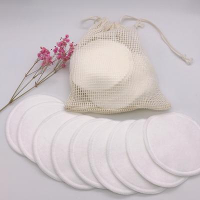 China Soft Hot Selling Bamboo Product Cotton Makeup Remover Pads Washable Eco-friendly Pad for sale