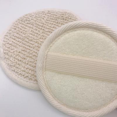 China EXFOLIATE Bath Natural Eco-Friendly Reusable Massage Cleansing Scrubber Around Sisal Facial Shield for sale