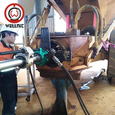 China Building Material Shops Servo Motor High Precision Hole Repair Excavator Portable Internal Line Boring Machine Price for sale