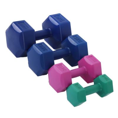 China Home\Gym\Custom Eco-friendly PE Cover Backfill Sand Cement Dumbbell Sports Performance For Home Fitness And Gym for sale