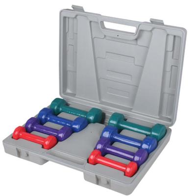 China With Carry Case Dumbbell Set Home Gym Neoprene Covered Carry Case Dumbbell Set for sale