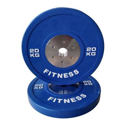 China Weight Lfiting Gym Weight Training Rubber Bumper Plate for sale