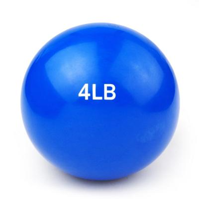 China Strong Soft PVC Sand Hand Weight Ball Toning Ball Fitness Exercise Training Lifting Sand Toning Ball for sale