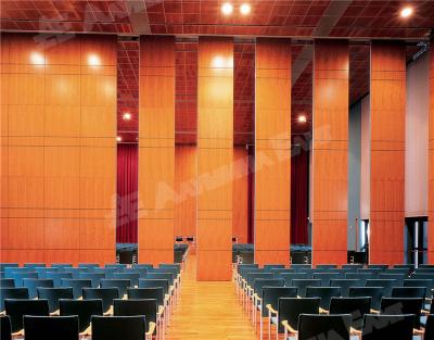 China Operable Exhibition Hall High Fireproofing Panel Movable Partition Wall Sliding Wall System with Floor Track for sale