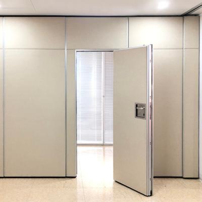 China Modern Soundproofing Operable Banquet Hall Partition Sliding Wall System without Floor Rail for sale