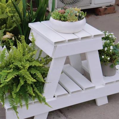 China Modern Design Modern White Plastic Vinyl Longjie PVC Outdoor Flower Bed For Garden for sale