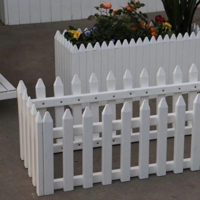 China Longjie Modern Wholesale White Plastic PVC Coated Garden Landscaping Flower Bed for sale