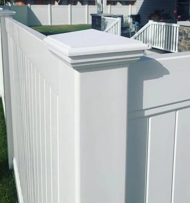 China Top Quality Easily Assembled Super Clearance PVC Fence Post Cap Panels Fencing Wire, Trellis &Amp; Doors for sale