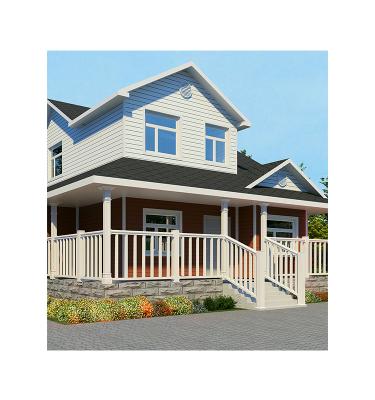 China Easily Assembled 3 * 6 Feet Factory Wholesale Price PVC Railing And Fence For House for sale