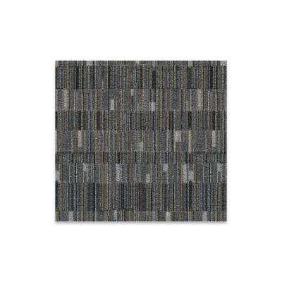 China Modern SPC Carpet Pattern 7MM Gray Color Waterproof Indoor /Outdoor House PVC Flooring Decking for sale