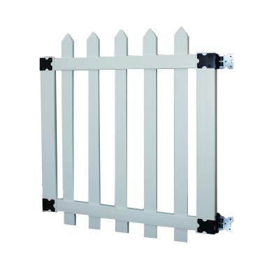 China Easily Assembled Outdoor Family Garden White PVC Plastics Fence for sale