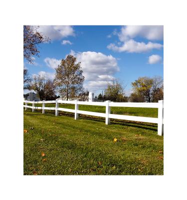 China Eco Friendly Easily Assembled 4 Rail Stylish PVC Vinyl Pressure Treated Timber Horse Fence For Farm And Ranch for sale