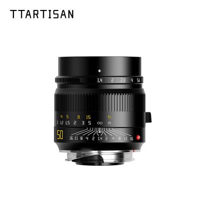 China TTArtisan 50mm F1.4 ASPH Full Frame Manual Focus Lenses for M-Mount Cameras Like M240 M3 M6 M7 M8 M9 M9p M10 Lens M50mm F1.4 ASPH for sale