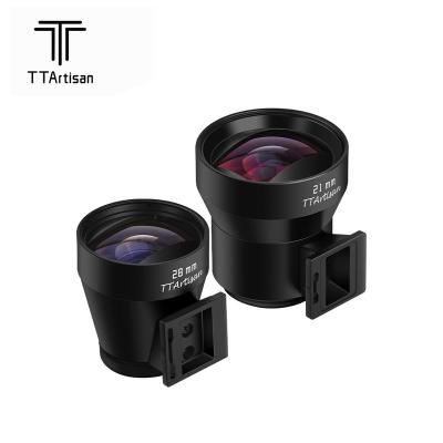 China Original TTartisan 28mm External Optical Viewfinder for Leica M9 Ricoh GR III ii GR3 Camera Aviation Aluminium Cold shoe Viewfinder for sale