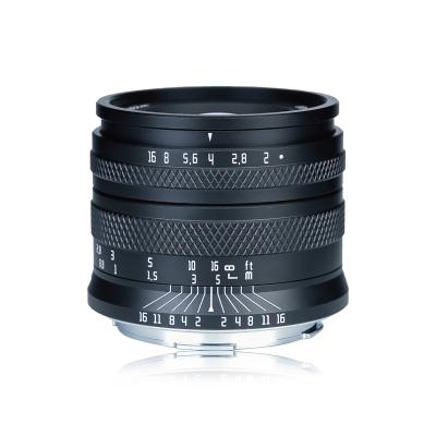 China AstrHori 50mm F2.0 Large Aperture Full Frame Manual Lens Compatible with E/X/EF-M/RF/Z/L/M43 Mount 50mm F2 for sale