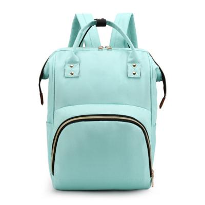 China Mummy Portable Wholesale Multifunctional Baby Diaper Bag Diaper Maternity Backpack For Mother for sale