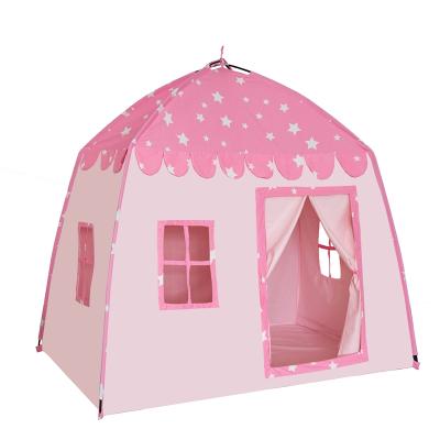 China Toy Safety Standards Kids Princess Castle 4' x 4' Polyester Outdoor Play Tent with Carry Bag for sale