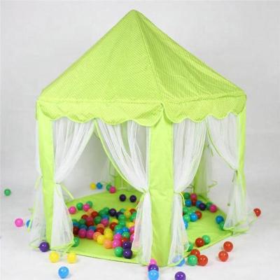 China Toy Safety Standards Wholesale Indoor Princess Pink Toy Tent Girls Play Outdoor Foldable House Kids Castle Play Tent for sale