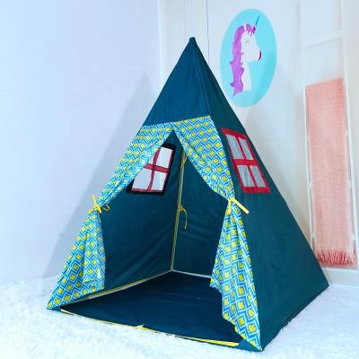 China Toy Safety Standards Wholesale Cheap Folding Indian Style Kids Tent Play House Teepee For Kids With Carry Bag for sale