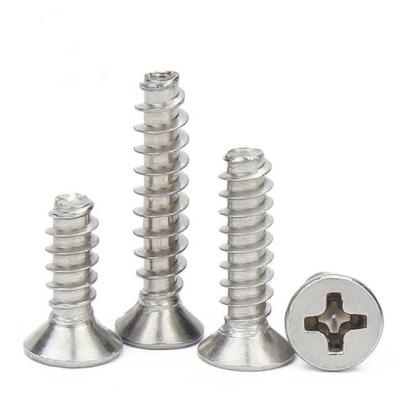 China Durable Flat Head Flat Shank Flat Recommended Tapping Screws Reasonable Price for sale