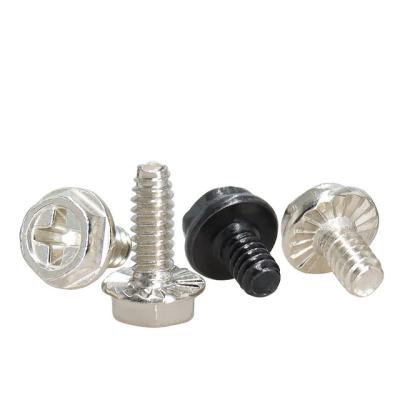 China Very Small Anglo-American Hex Flange Good Quality Hex Flange Head Hardware Screw In Tight for sale