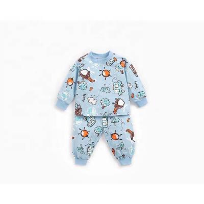 China Wholesale Baby Boy Homewear Cartoon Clothing Cotton Breathable Clothing Set for sale