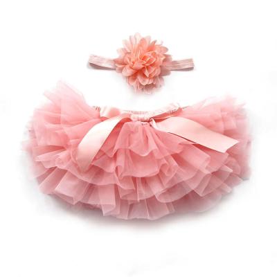 China 2020 OEM Cotton Breathable Princess Bow Peach Soft Baby Birthday Tutu Pants for sale