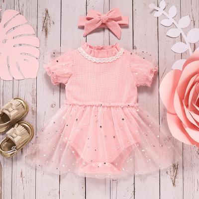 China Wholesale Price Anti-static High Quality Fashion Baby Rompers Sets Newborn Clothing for sale