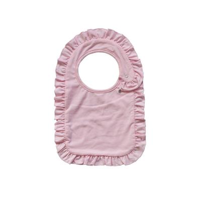 China Washable Factory Selling Soft Skin Friendly Lace Buckle Baby Bandana Bibs Adjustable Cotton for sale