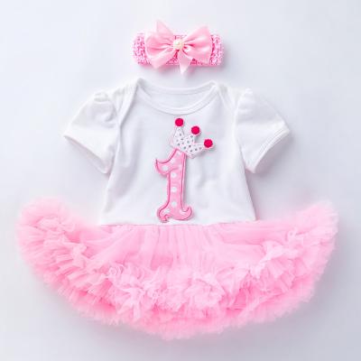 China Viable Kids Clothes Tulle Dress For Girls New Designs Short Sleeve Kids Summer Casual Mini OEM Full Service Pattern Copy Daily for sale