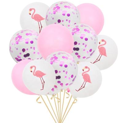 China Hawaii Happy New Year Party Balloons Confetti Garland Kit Latex Balloons Rose Gold for Baby Shower Wedding Birthday S013 for sale