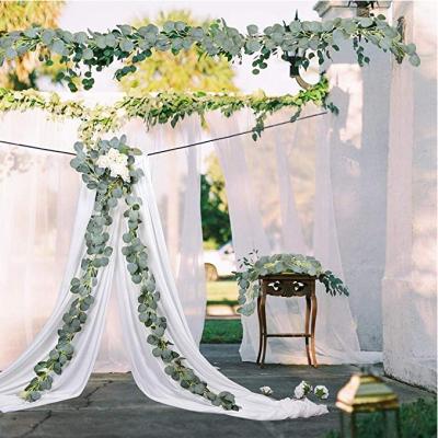 China Home Decoration Artificial Eucalyptus Leaves Eucalyptus Table Backdrop Arch Wall Garland Wreath Vine Wedding Decoration Greenery Home Decor for sale